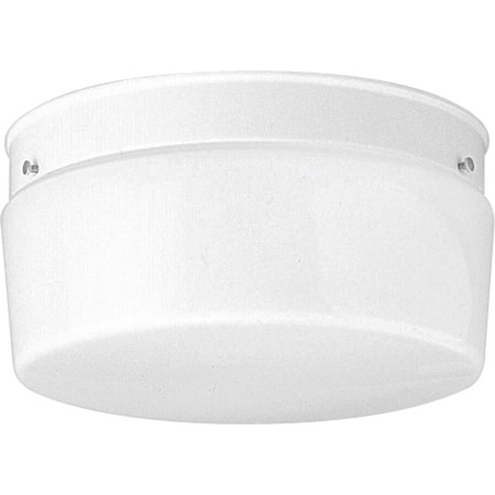 Progress Lighting P3520-30 White Glass Flush Mount Ceiling Fixture
