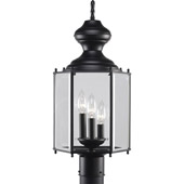 Classic/Traditional BrassGUARD Lantern Outdoor Post Mount Fixture - Progress Lighting P5432-31
