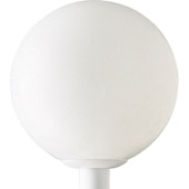 Contemporary Acrylic Globe Outdoor Post Lantern - Progress Lighting P5436-60
