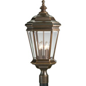 Traditional Crawford Outdoor Four-Light Post Lantern - Progress Lighting P5474-108