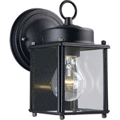 Classic/Traditional Flat Glass Outdoor Wall Mount Lantern - Progress Lighting P5607-31