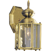 Classic/Traditional BrassGUARD Lantern Outdoor Wall Mount Lantern - Progress Lighting P5756-10