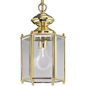 Classic/Traditional Beveled Glass Outdoor Hanging Lantern - Progress Lighting P5834-10