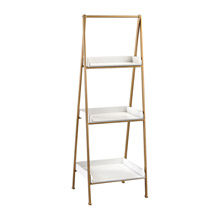 ELK Home 351-10205 White And Gold Accent Shelf Unit