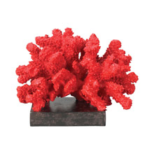 ELK Home 60-1540 Coastal Fire Island Coral Display Statue