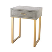 Contemporary Beaufort Point Accent Side Table With Drawer - ELK Home 3169-025S