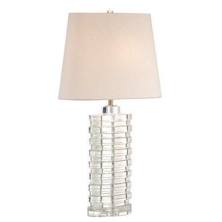 Wildwood 22291 Crystal Stacked Ovals Table Lamp