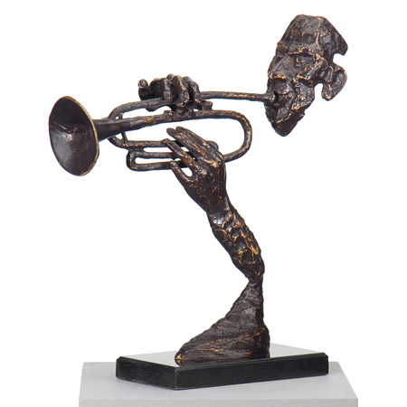 Wildwood 292312 Contemporary Trumpeter Sculpture