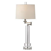 Wildwood 22159 Crystal Graduated Rounds Swing Arm Table Lamp