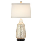 Contemporary Capiz Shell Vase Table Lamp - Wildwood 13118