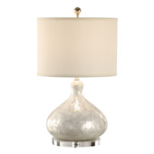 Contemporary Capiz Shell Bottle Table Lamp - Wildwood 13131