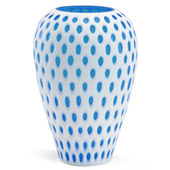 Callie Large Blue and White Vase - Wildwood 301239