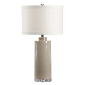 Contemporary Edith Table Lamp - Stone Grey - Wildwood 46956