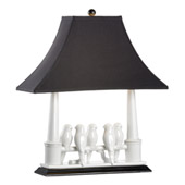 Budgies Table Lamp (White) - Wildwood 60355